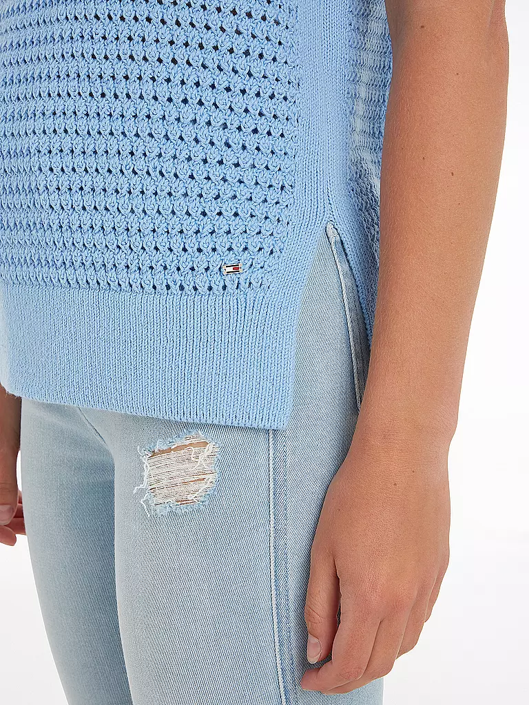 TOMMY HILFIGER | Stricktop | hellblau