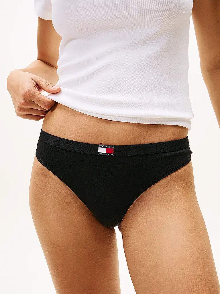 TOMMY HILFIGER | String 5er Pkg. black | schwarz