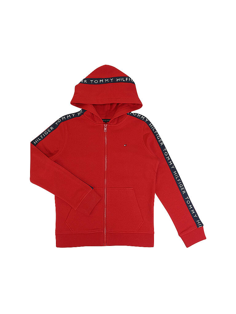 TOMMY HILFIGER | Sweatjacke | rot