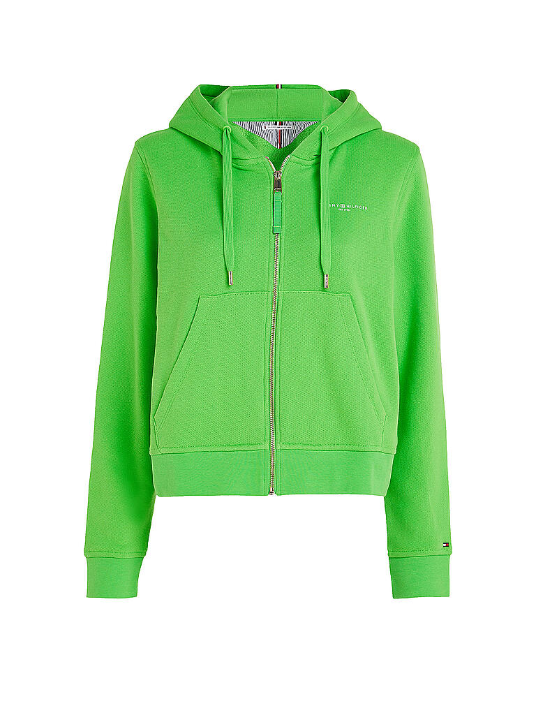 TOMMY HILFIGER | Sweatjacke | grün