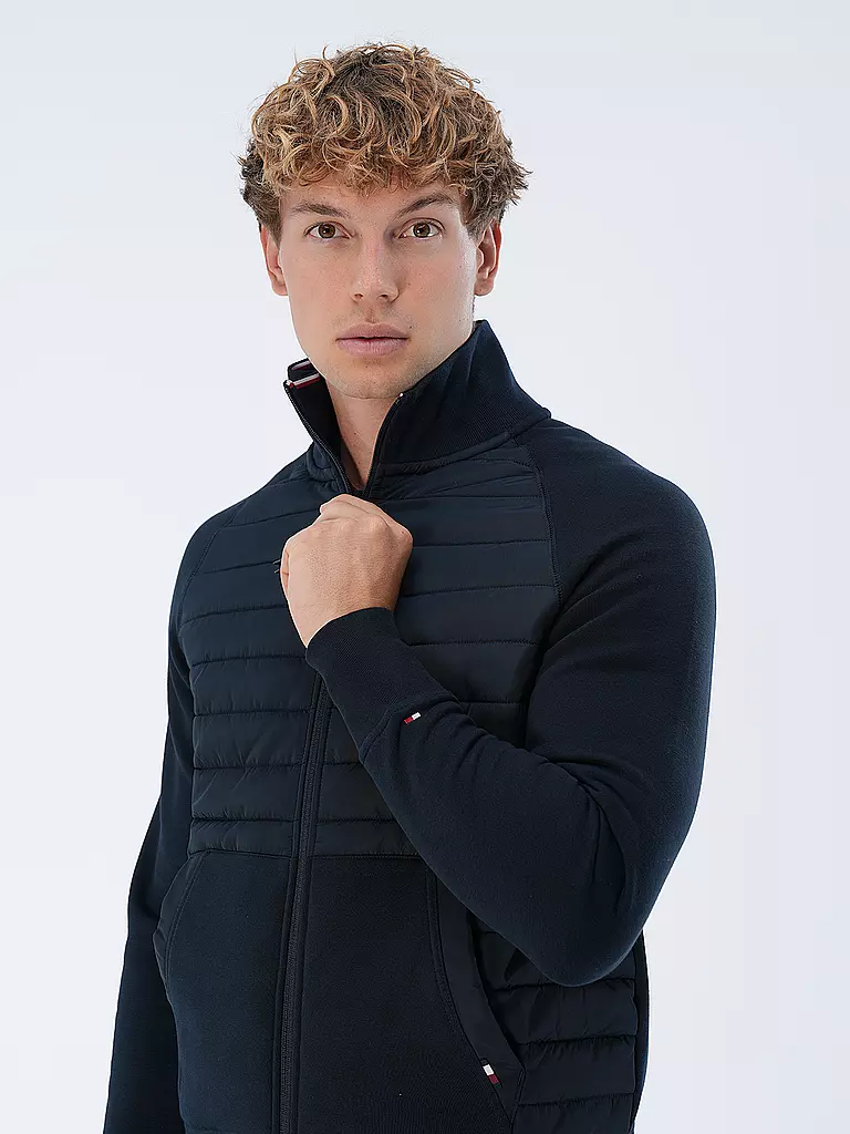 TOMMY HILFIGER | Sweatjacke | blau