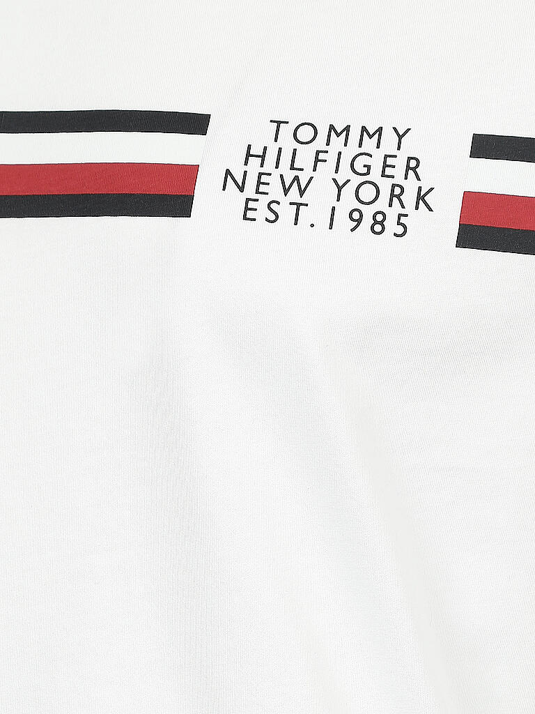 TOMMY HILFIGER | T Shirt  | weiß