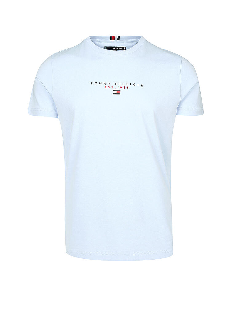 TOMMY HILFIGER | T Shirt Essential Center | blau