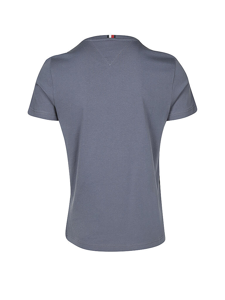 TOMMY HILFIGER | T Shirt Essential Center | blau