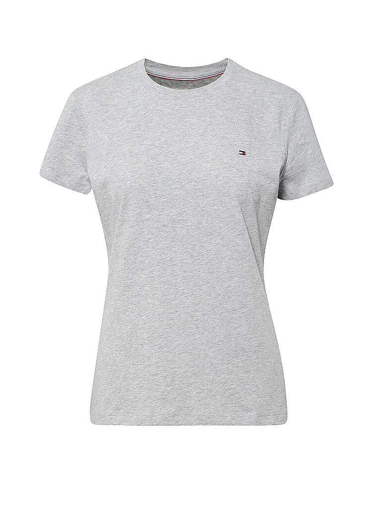 TOMMY HILFIGER | T Shirt Regular Fit " Heritage " | grau