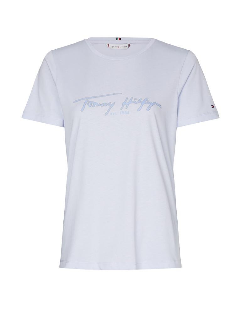 TOMMY HILFIGER | T Shirt Regular Fit  | blau