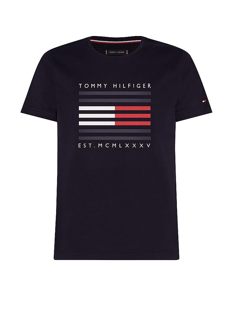 TOMMY HILFIGER T Shirt Regular Fit blau