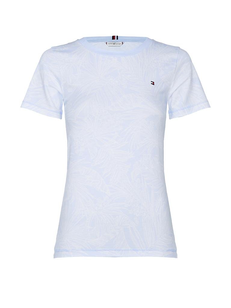 TOMMY HILFIGER T Shirt Slim Fit " TH Essential " blau