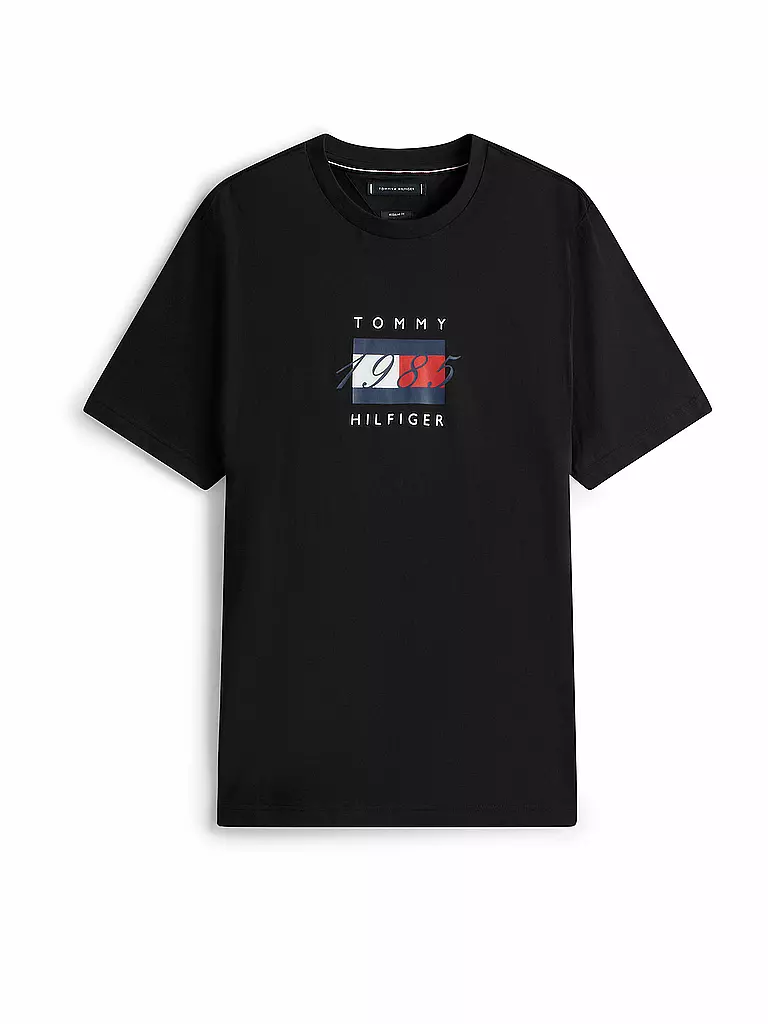 TOMMY HILFIGER | T-Shirt  | schwarz