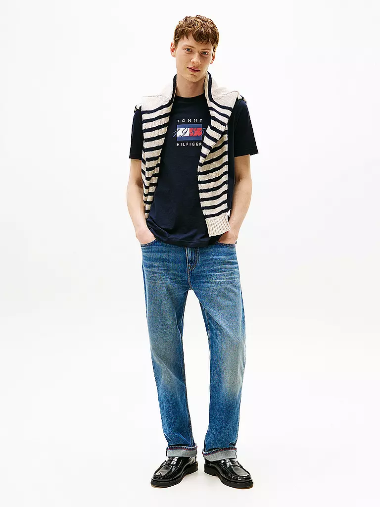 TOMMY HILFIGER | T-Shirt  | blau