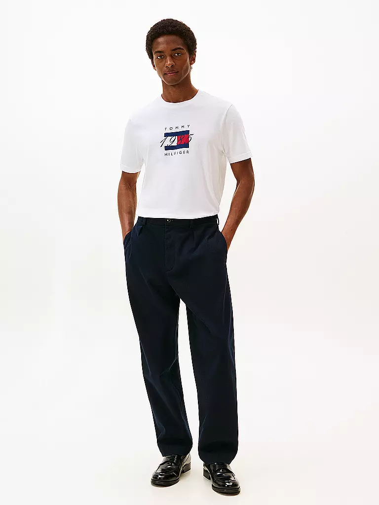 TOMMY HILFIGER | T-Shirt  | weiss