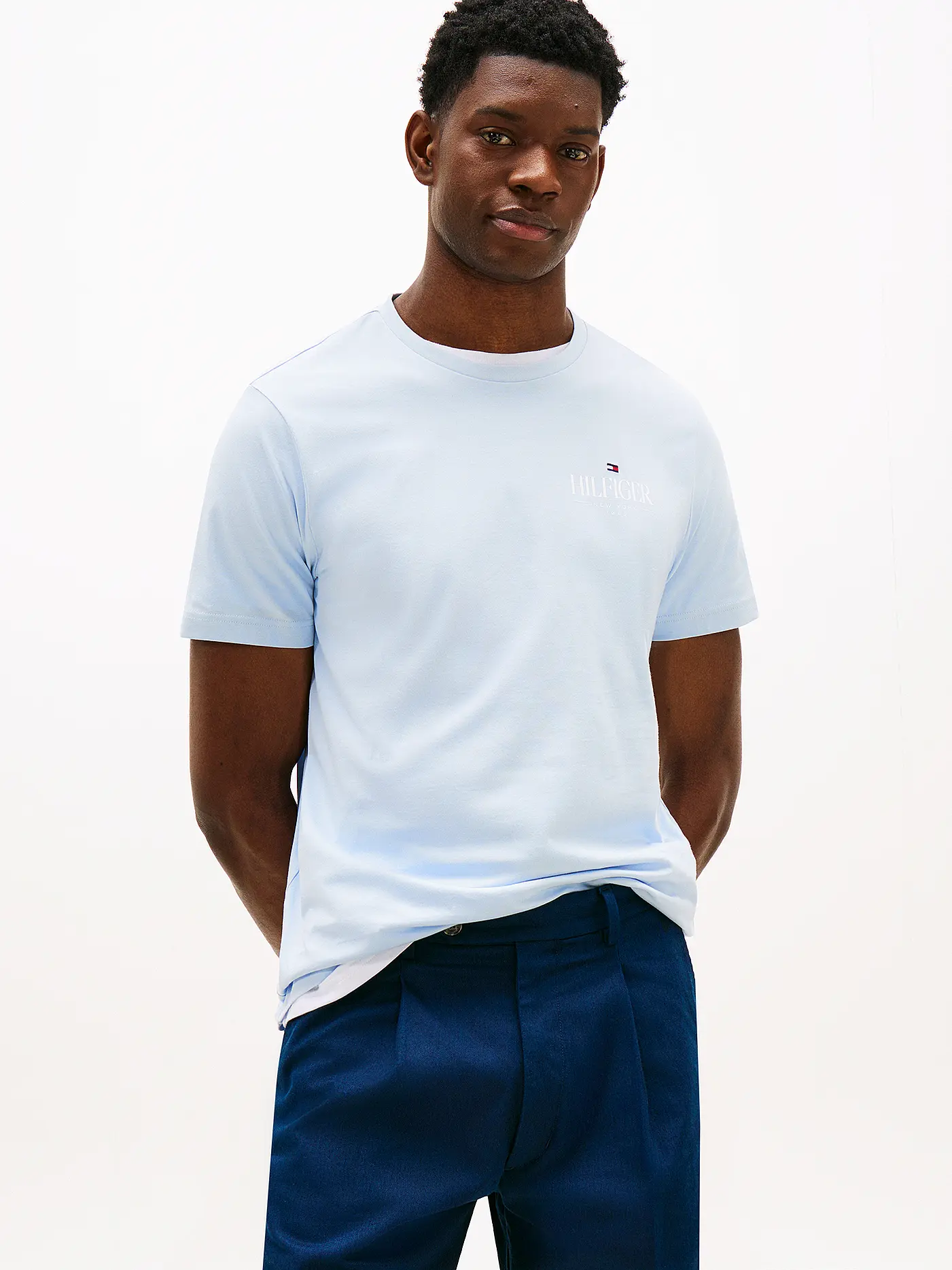 TOMMY HILFIGER | T-Shirt  | hellblau