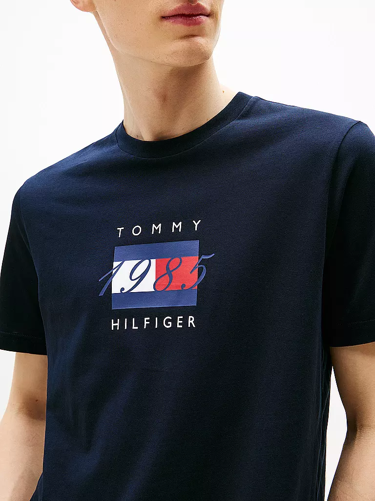 TOMMY HILFIGER | T-Shirt  | blau