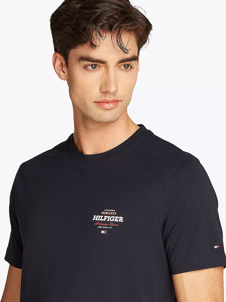 TOMMY HILFIGER | T-Shirt  | blau