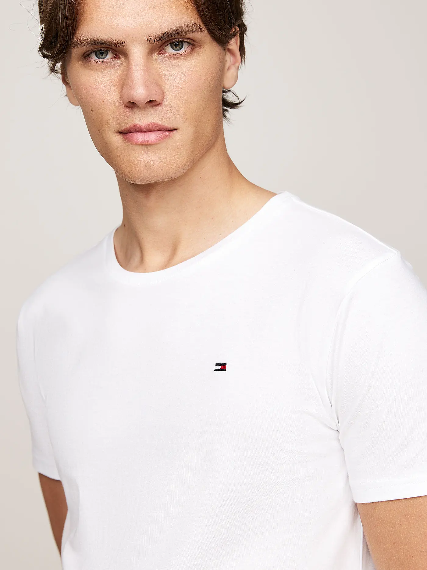 TOMMY HILFIGER | T-Shirt 3er Pkg  | weiss
