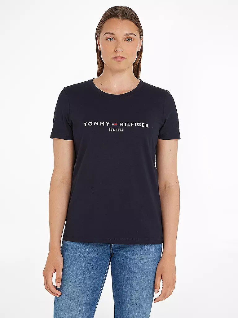 TOMMY HILFIGER | T-Shirt Regular Fit  | blau