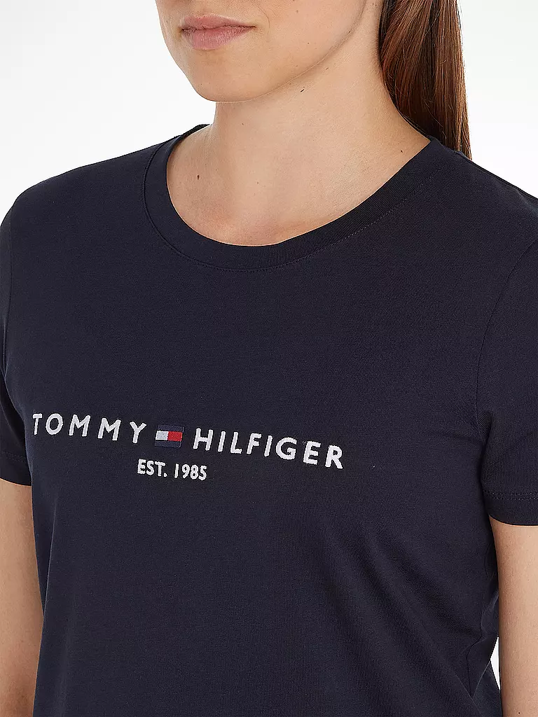 TOMMY HILFIGER | T-Shirt Regular Fit  | blau