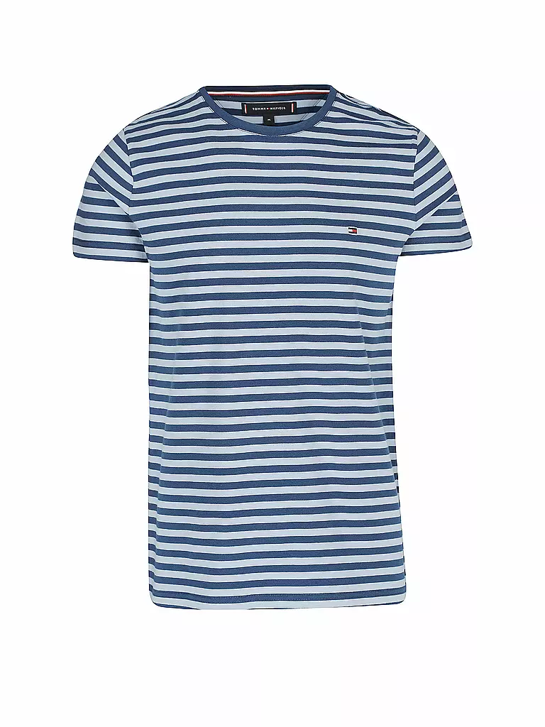 TOMMY HILFIGER | T-Shirt Slim Fit | blau