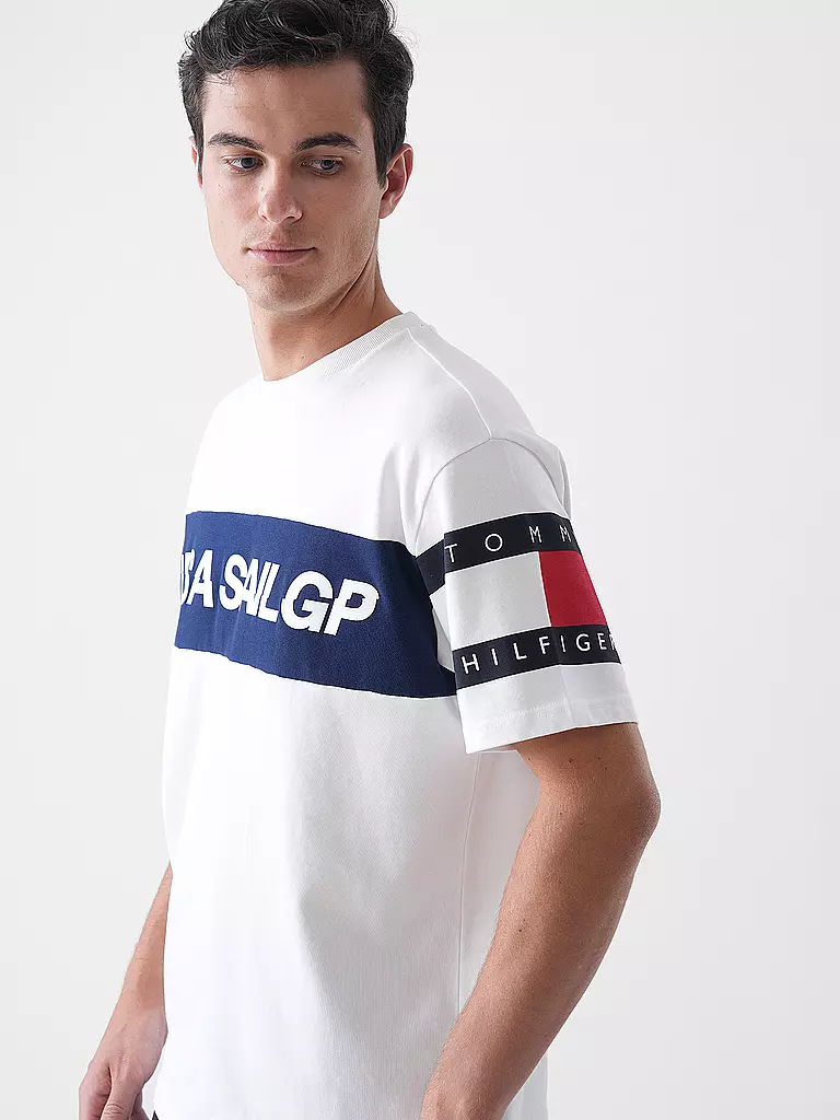 TOMMY HILFIGER | T-Shirt TH x SailGP | weiss