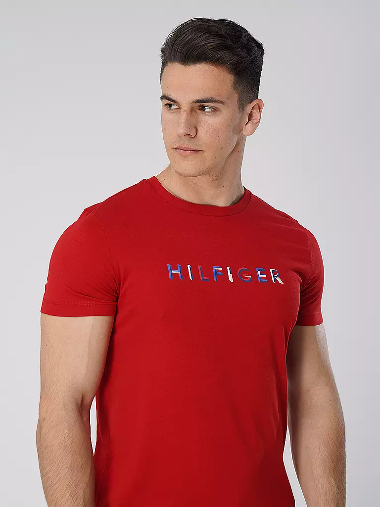 TOMMY HILFIGER | T-Shirt | rot