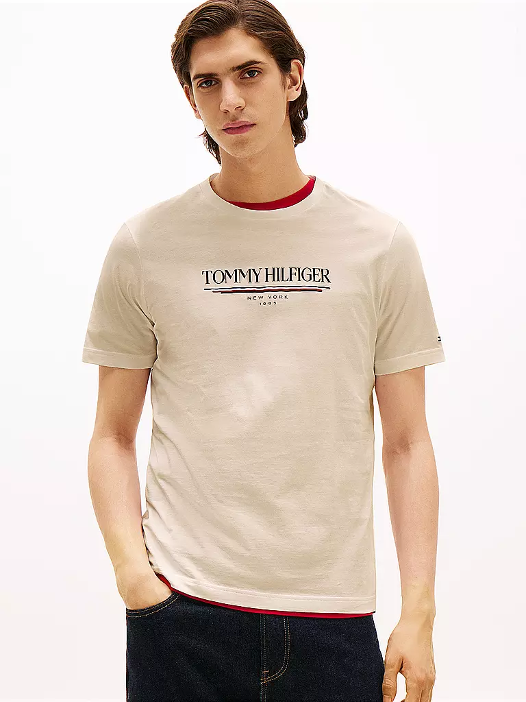 TOMMY HILFIGER | T-Shirt | beige