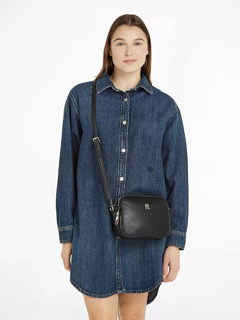 TOMMY HILFIGER | Tasche - Mini Bag POPPY | schwarz