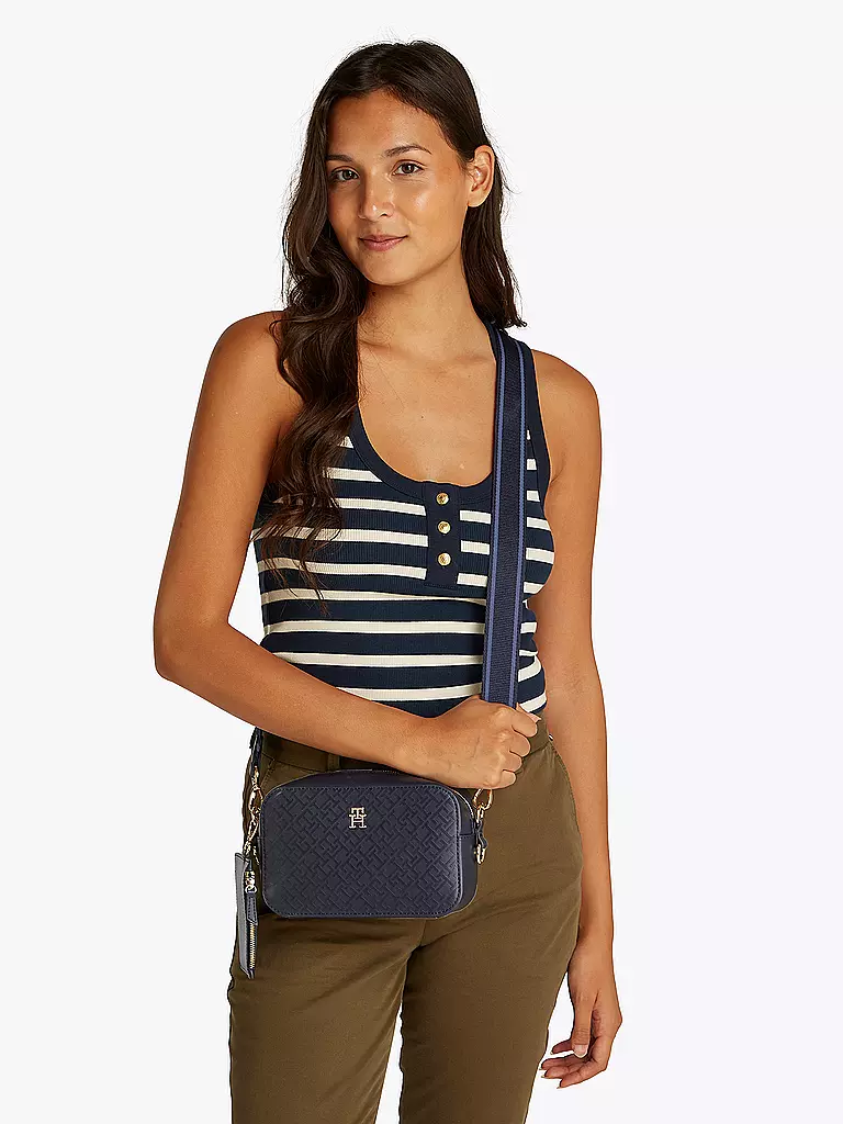 TOMMY HILFIGER | Tasche - Mini Bag TH DISTINCT  | dunkelblau