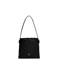 TOMMY HILFIGER | Tasche - Schultertasche TH BRAIDED | Schwarz