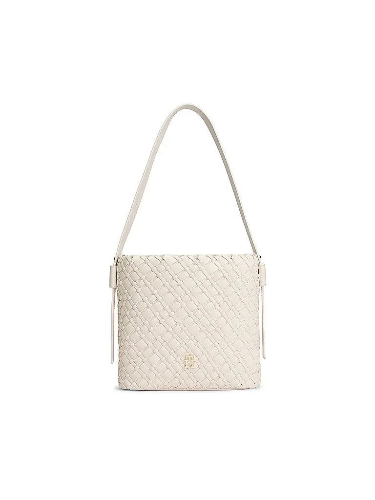 TOMMY HILFIGER | Tasche - Schultertasche TH BRAIDED | Creme