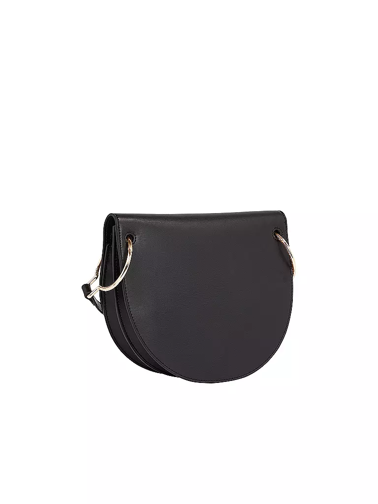 TOMMY HILFIGER | Tasche - Umhängetasche CHIC SADDLE BAG | schwarz