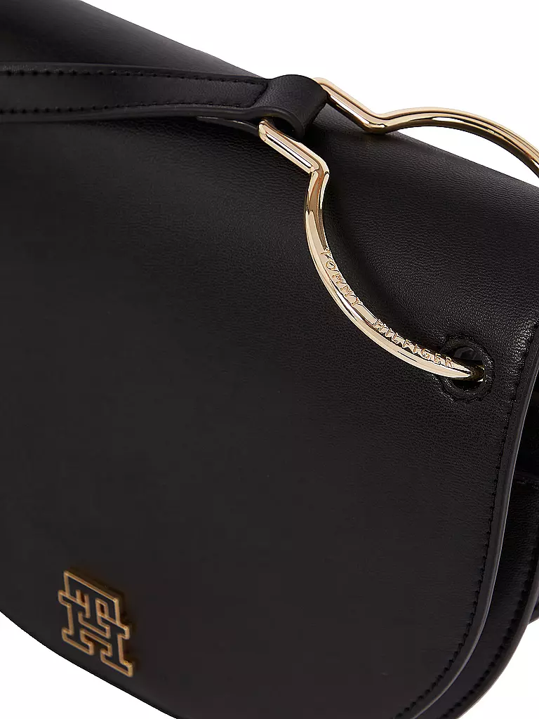 TOMMY HILFIGER | Tasche - Umhängetasche CHIC SADDLE BAG | schwarz