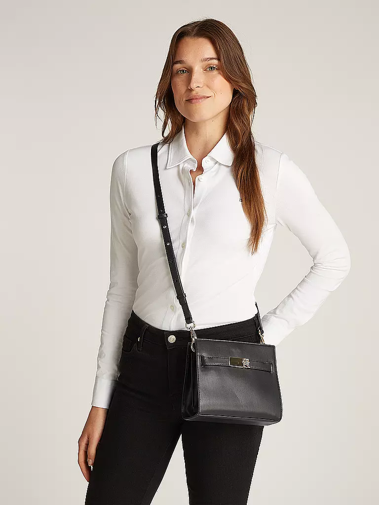 TOMMY HILFIGER | Tasche - Umhängetasche TH HERITAGE  | Schwarz