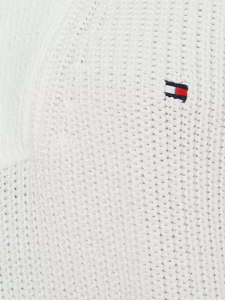 TOMMY HILFIGER | Troyer Pullover | weiss