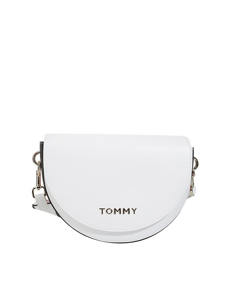 TOMMY HILFIGER | Umhängetasche "Tommy Staple" | weiß