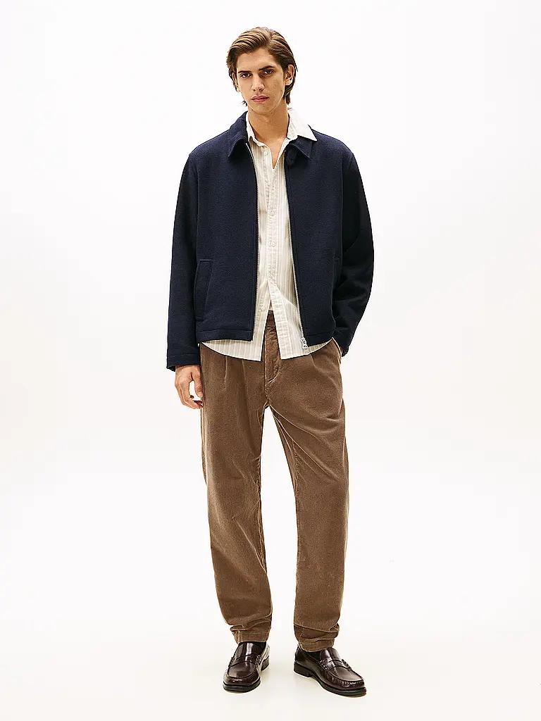 TOMMY HILFIGER | Wolljacke  | blau
