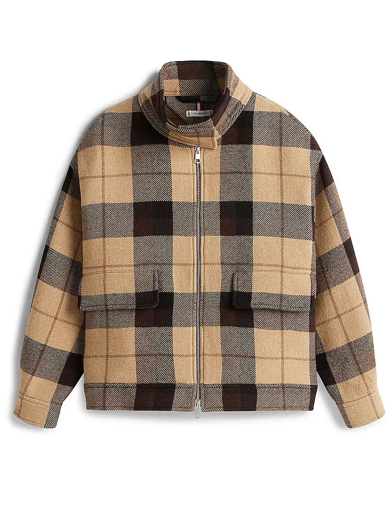 TOMMY HILFIGER | Wolljacke | braun