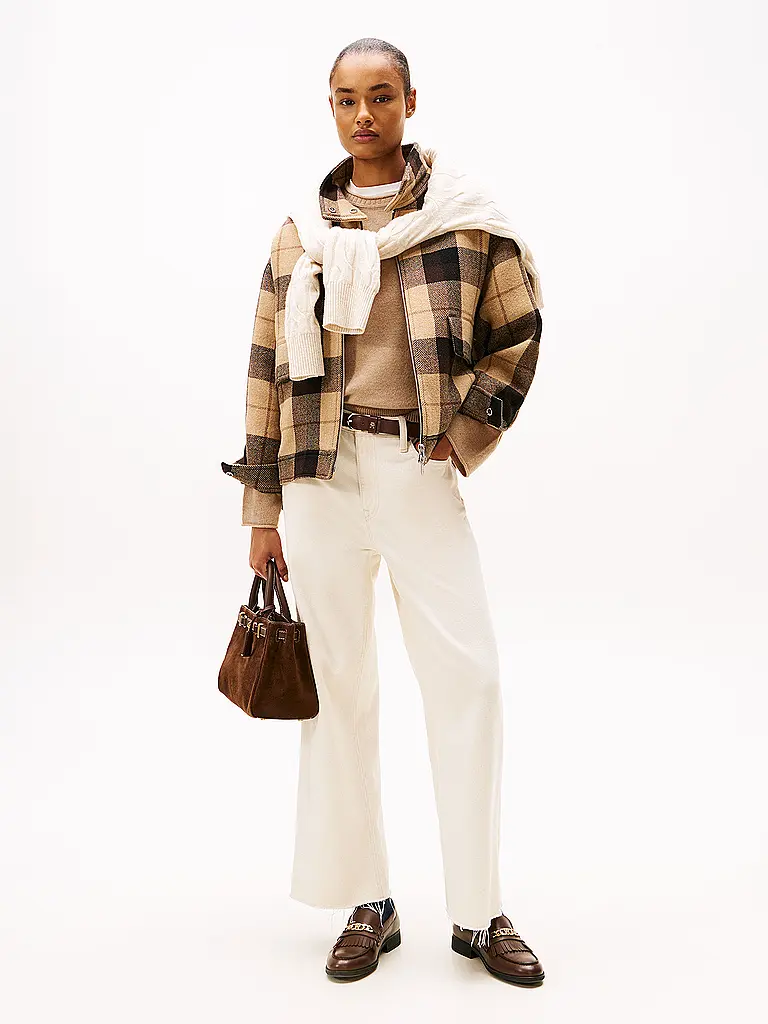 TOMMY HILFIGER | Wolljacke | braun