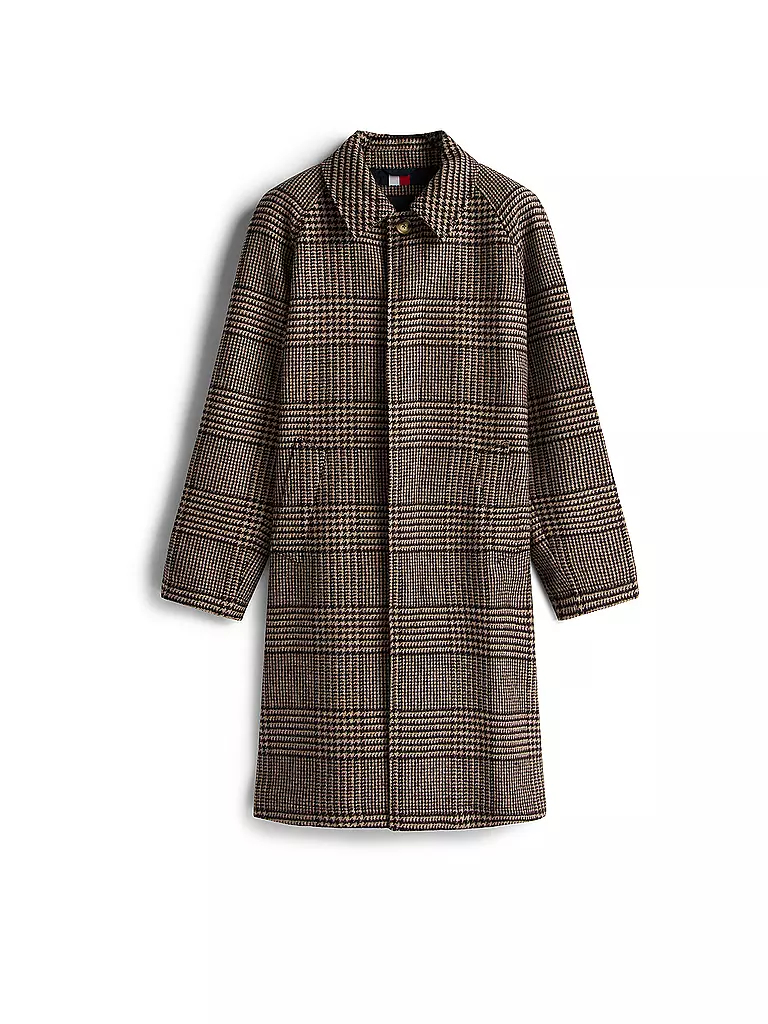 TOMMY HILFIGER | Wollmantel | braun
