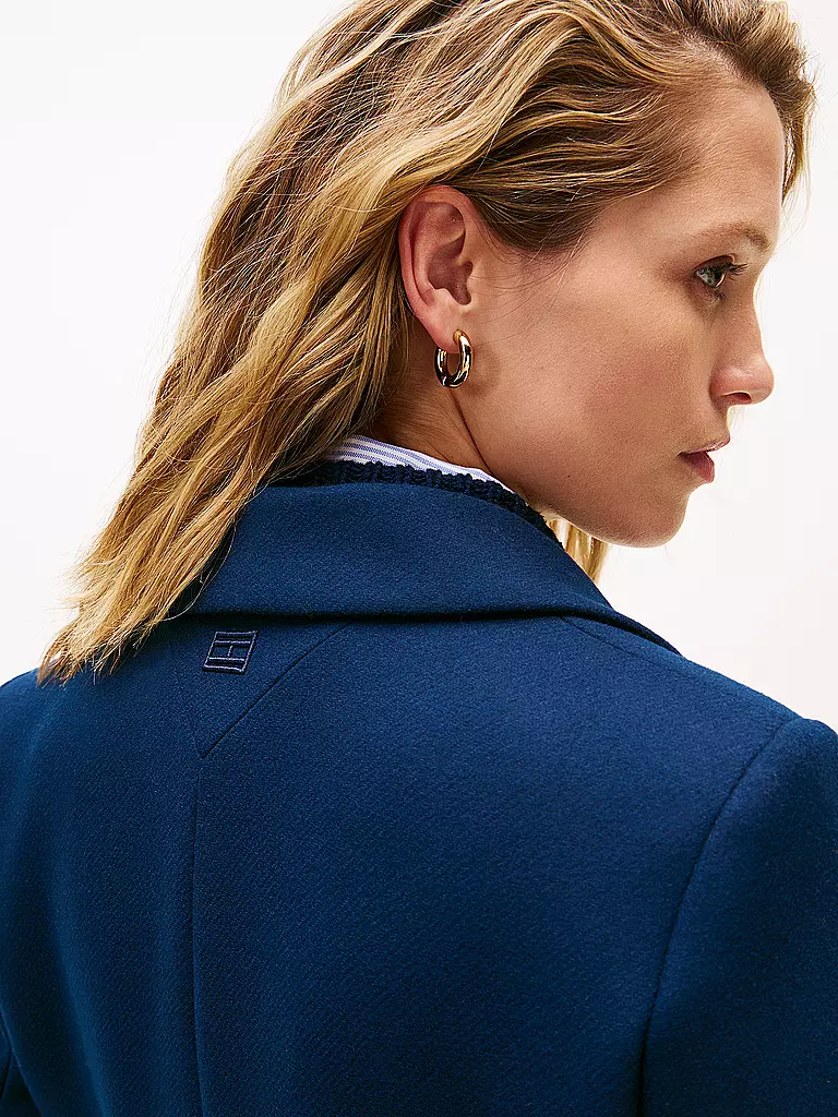 TOMMY HILFIGER | Wollmantel | dunkelrot
