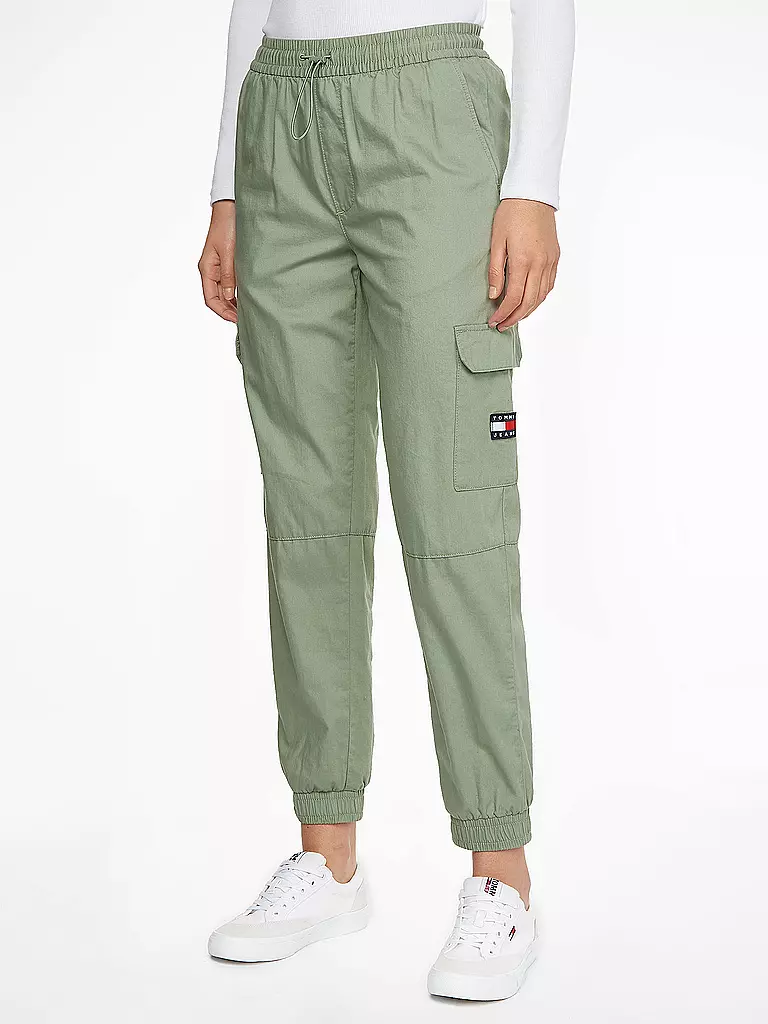 TOMMY JEANS | Cargohose BETSY | grün