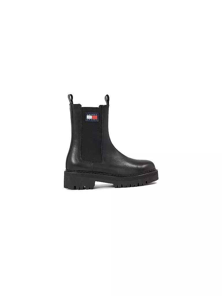 TOMMY JEANS | Chelsea Boots | schwarz