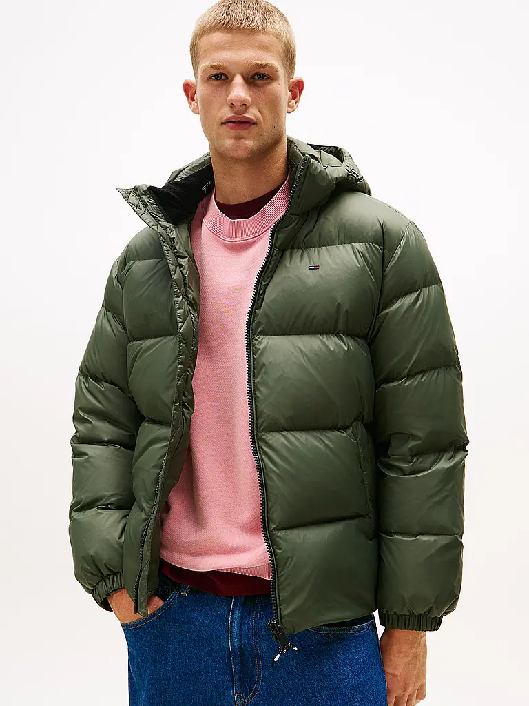 TOMMY JEANS | Daunenjacke  ESSENTIAL | olive