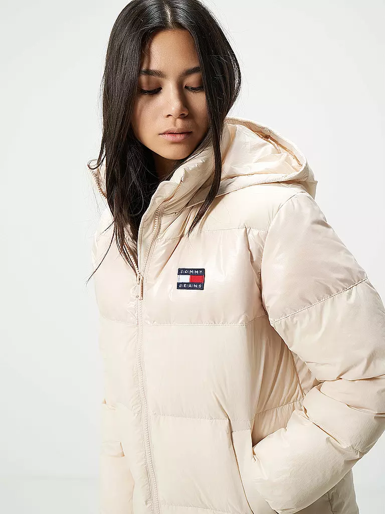 TOMMY JEANS | Daunenjacke Hood | beige