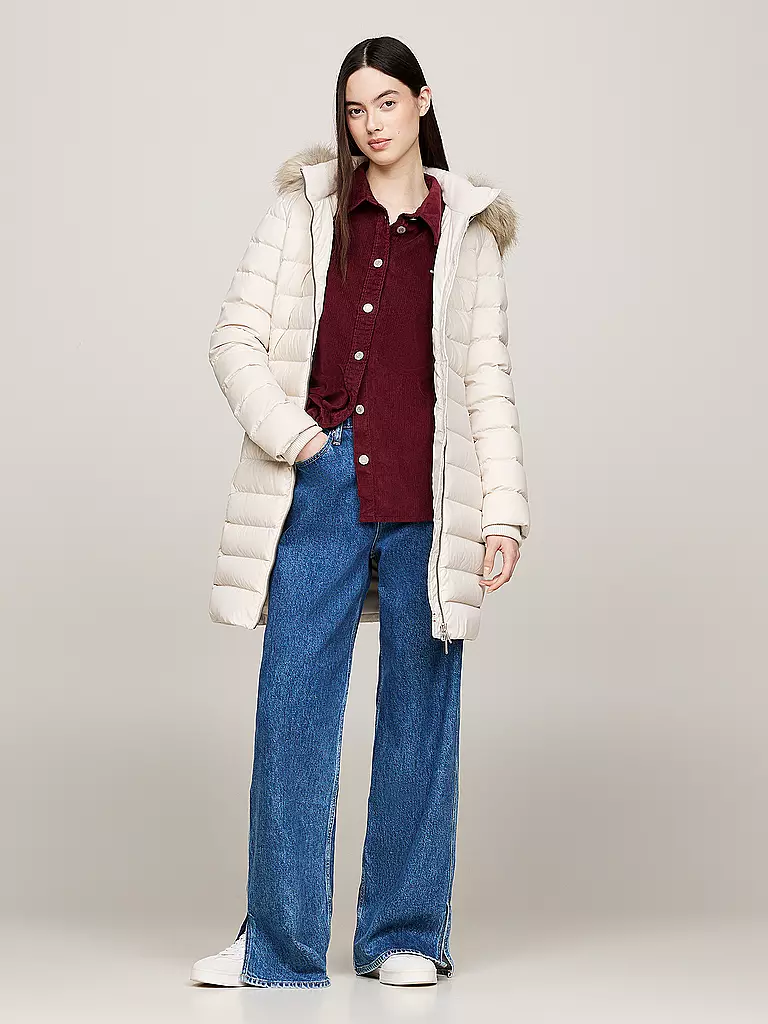 TOMMY JEANS | Daunenmantel  | creme