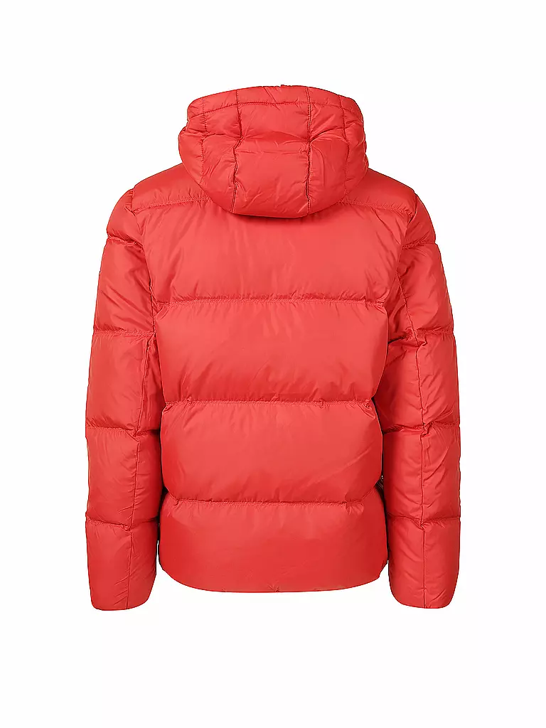 TOMMY JEANS | Daunensteppjacke " Essential " | rot