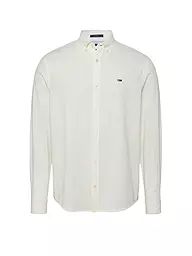 TOMMY JEANS | Hemd Regular Fit | weiss