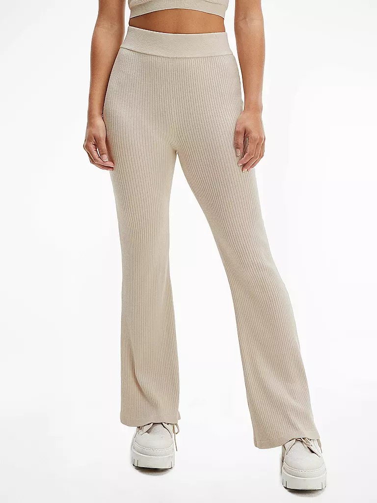 TOMMY JEANS | Highwaist Strickhose | beige