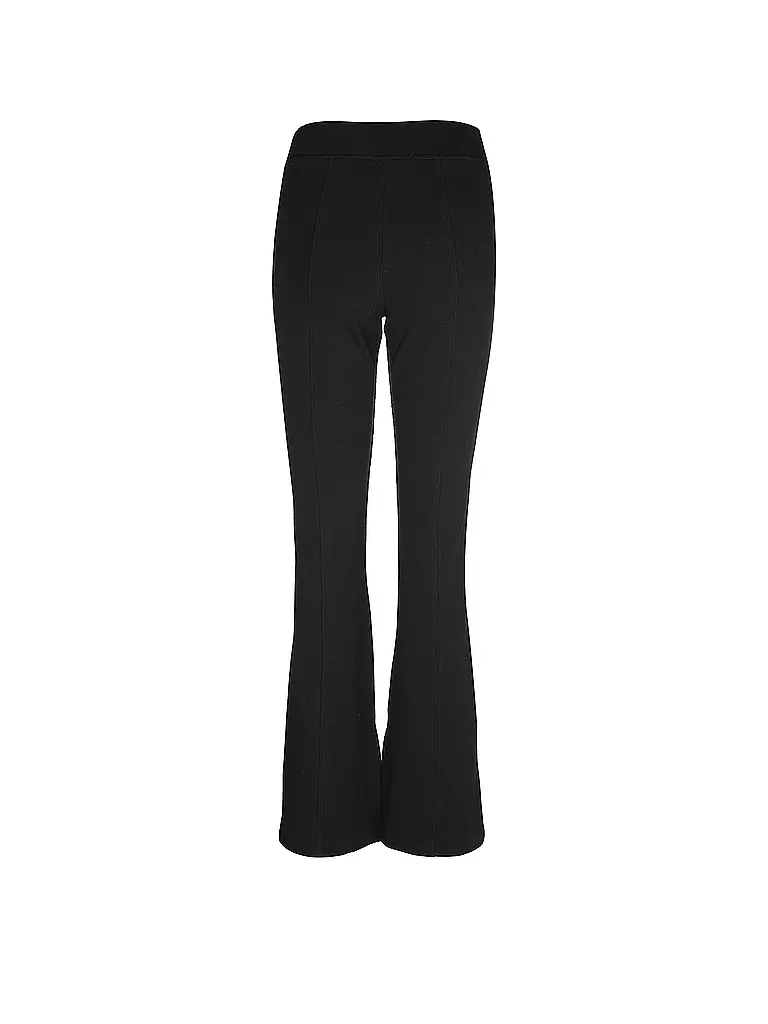 TOMMY JEANS | Hose Bootcut TJW SLIT BADGE FLARE LEGGINGS | schwarz