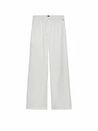 TOMMY JEANS | Hose Wide Leg | weiss