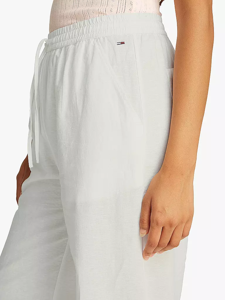 TOMMY JEANS | Hose Wide Leg | hellblau